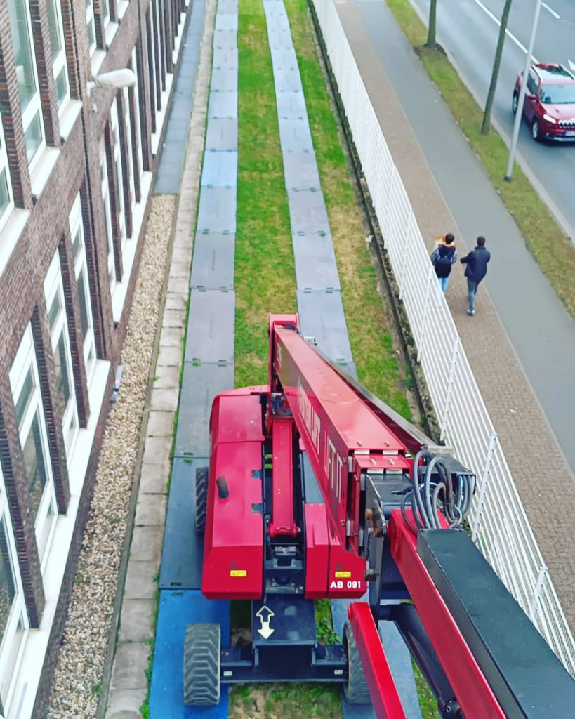 Unterbodenschutz für Hebebühne / Mobile Baustraße / Kunststoffplatten