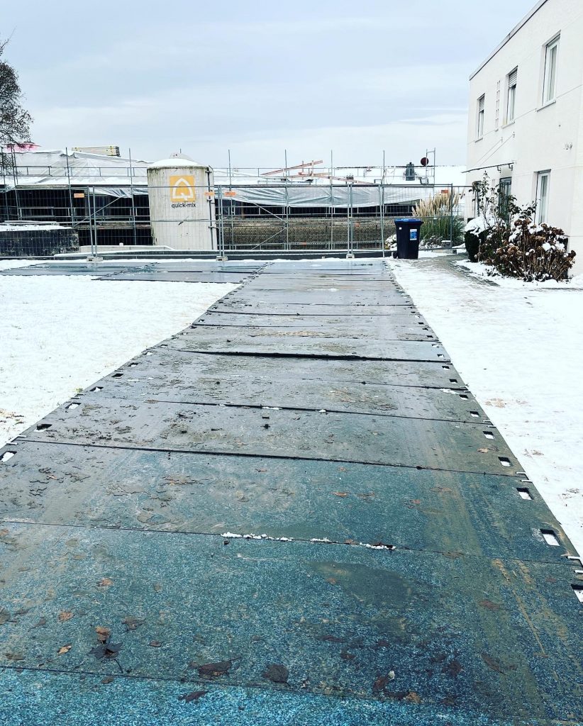 Mobile Baustraße / Mobile Fahrstraße / Wiesenschutz / Sandkipper / Schotterweg