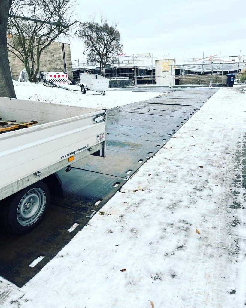 Mobile Baustraße / Mobile Fahrstraße / Wiesenschutz / Sandkipper / Schotterweg