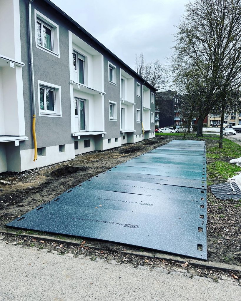 Balkonbau / Mobile Baustraße