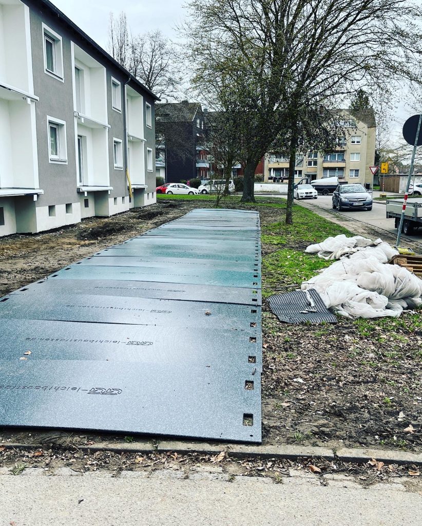 Balkonbau / Mobile Baustraße