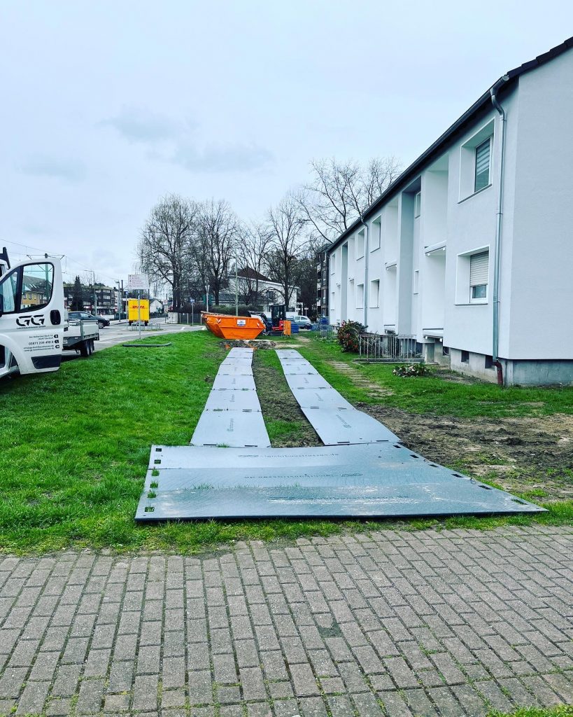 Balkonbau / Mobile Baustraße