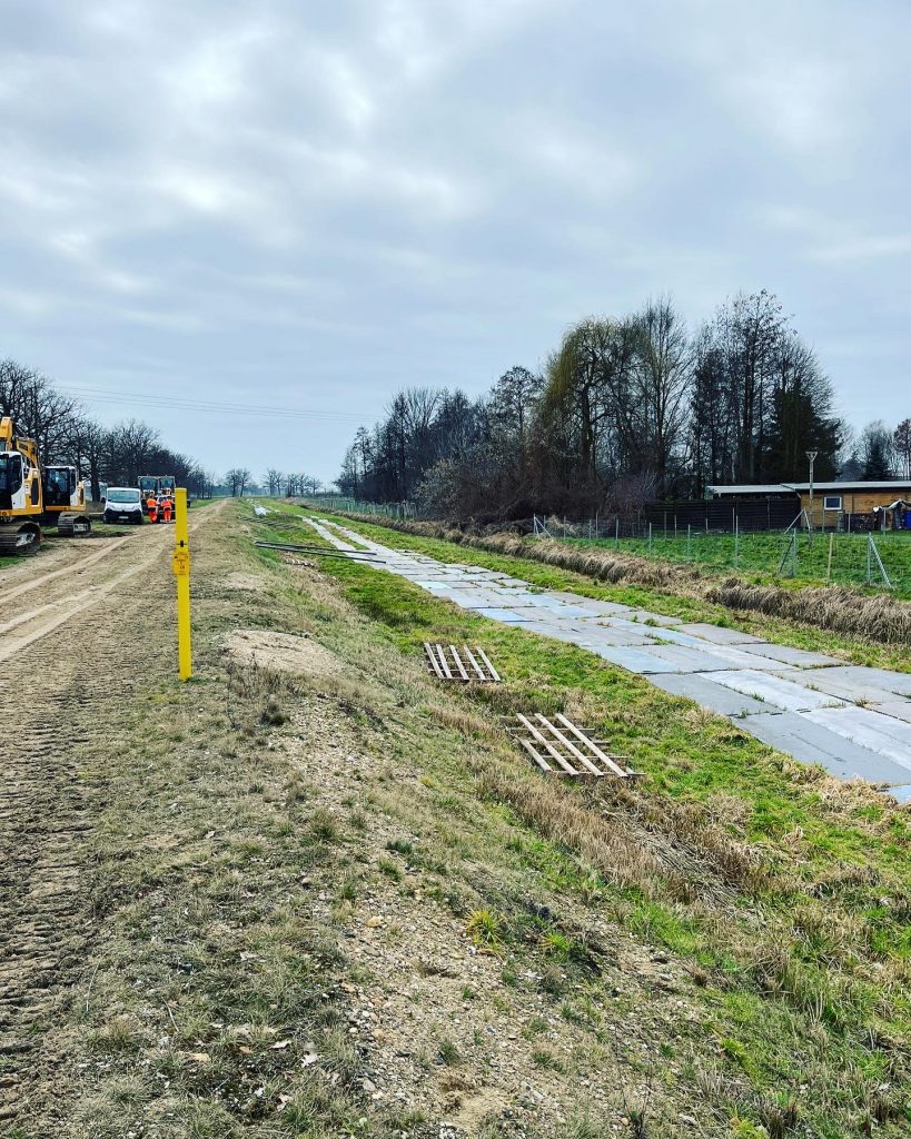 Deichbau / Lagerfläche