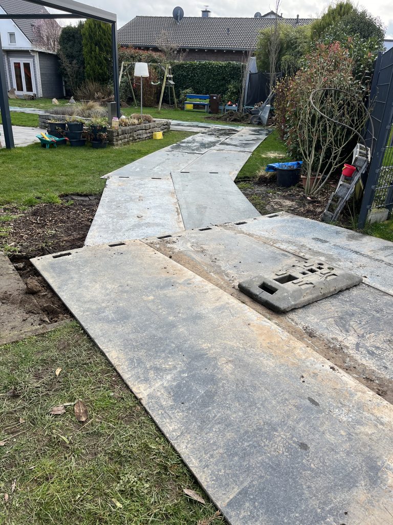 Gartenbau/Poolbau Rasenschutz