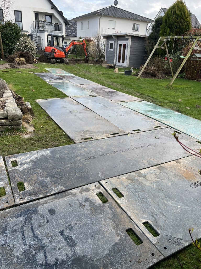 Gartenbau/Poolbau Rasenschutz