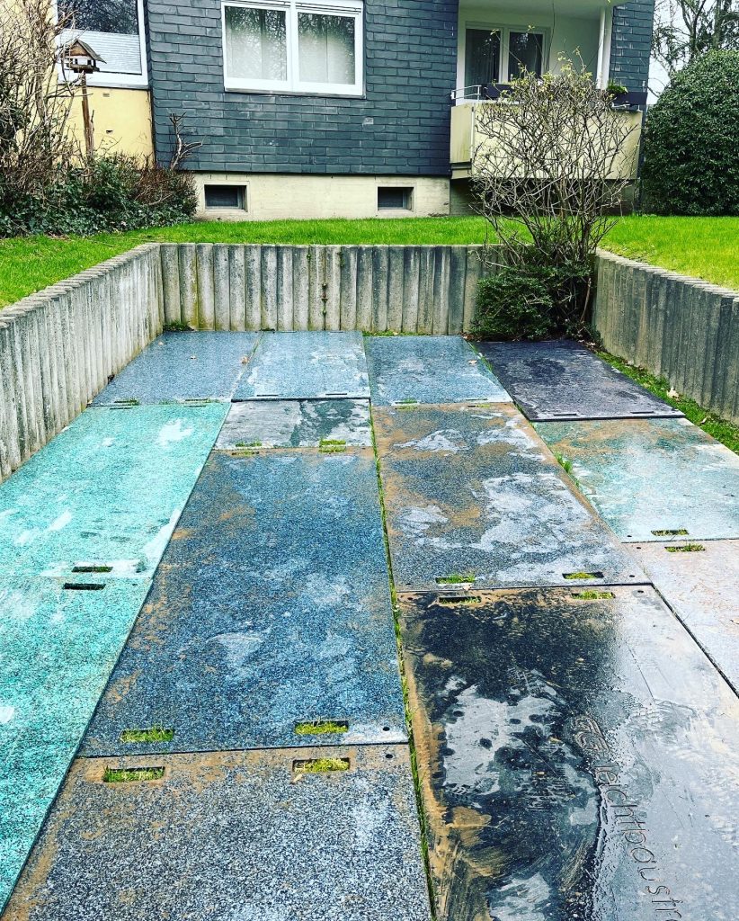 Mobile Baustraße / Kranstellfläche / Kunststoffplatten / HDPE