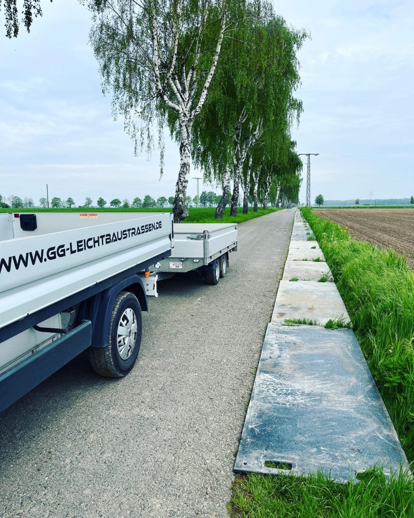 Spurverbreiterung für Windpark