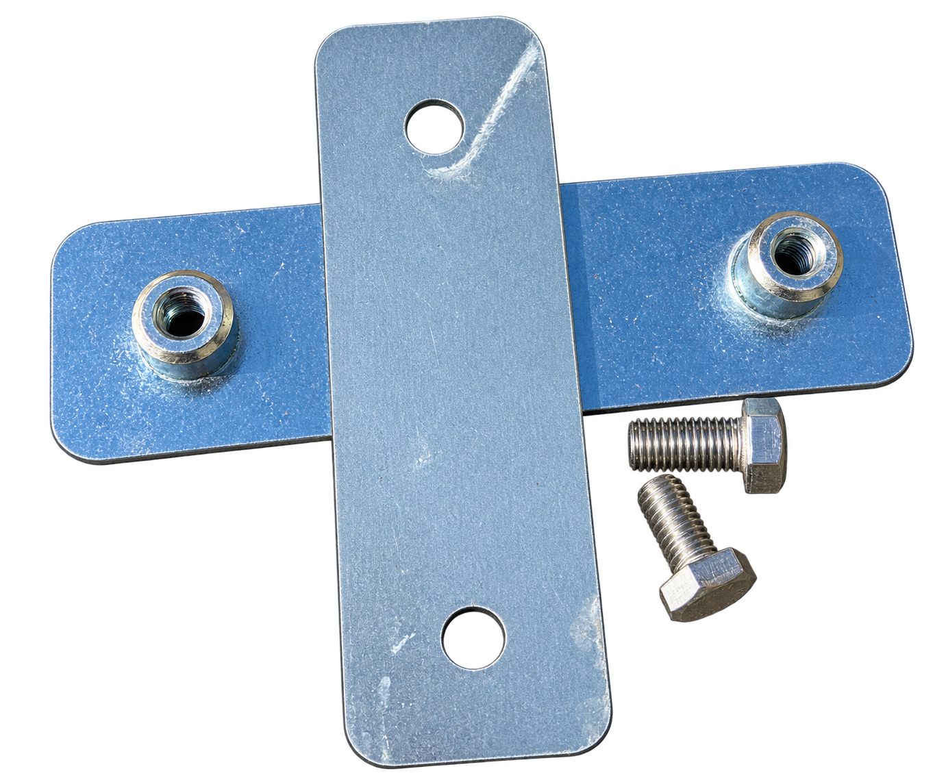 Schraubverbinder-Set mit Platten und Sechskantschrauben